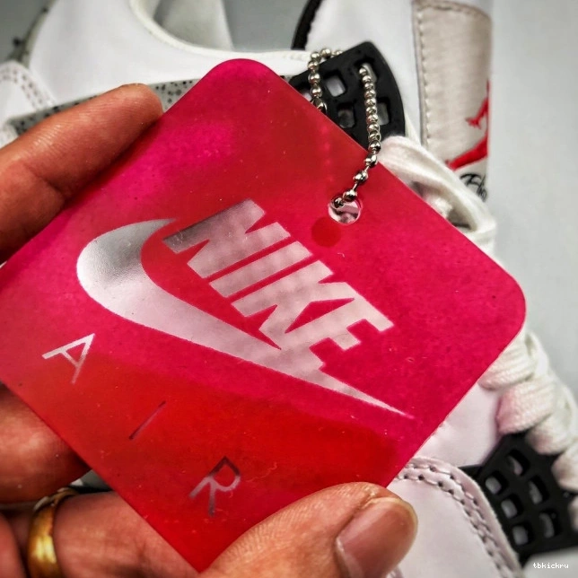 Rep TBK White Jordan OG Cement 4 (nike) 840606-192 Air 0710